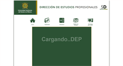 Desktop Screenshot of dep.uaemex.mx
