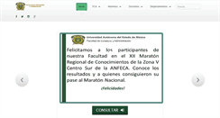 Desktop Screenshot of fca.uaemex.mx