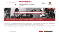 Desktop Screenshot of convergencia.uaemex.mx